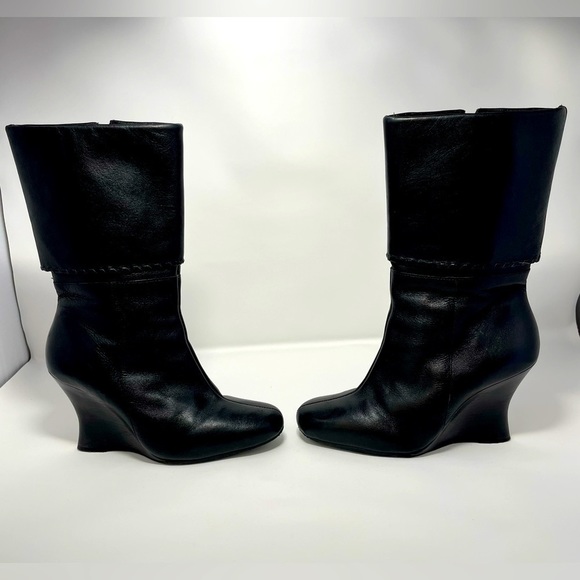 Hush Puppies Waterproof Leather  Wedge Boot - Picture 3 of 4